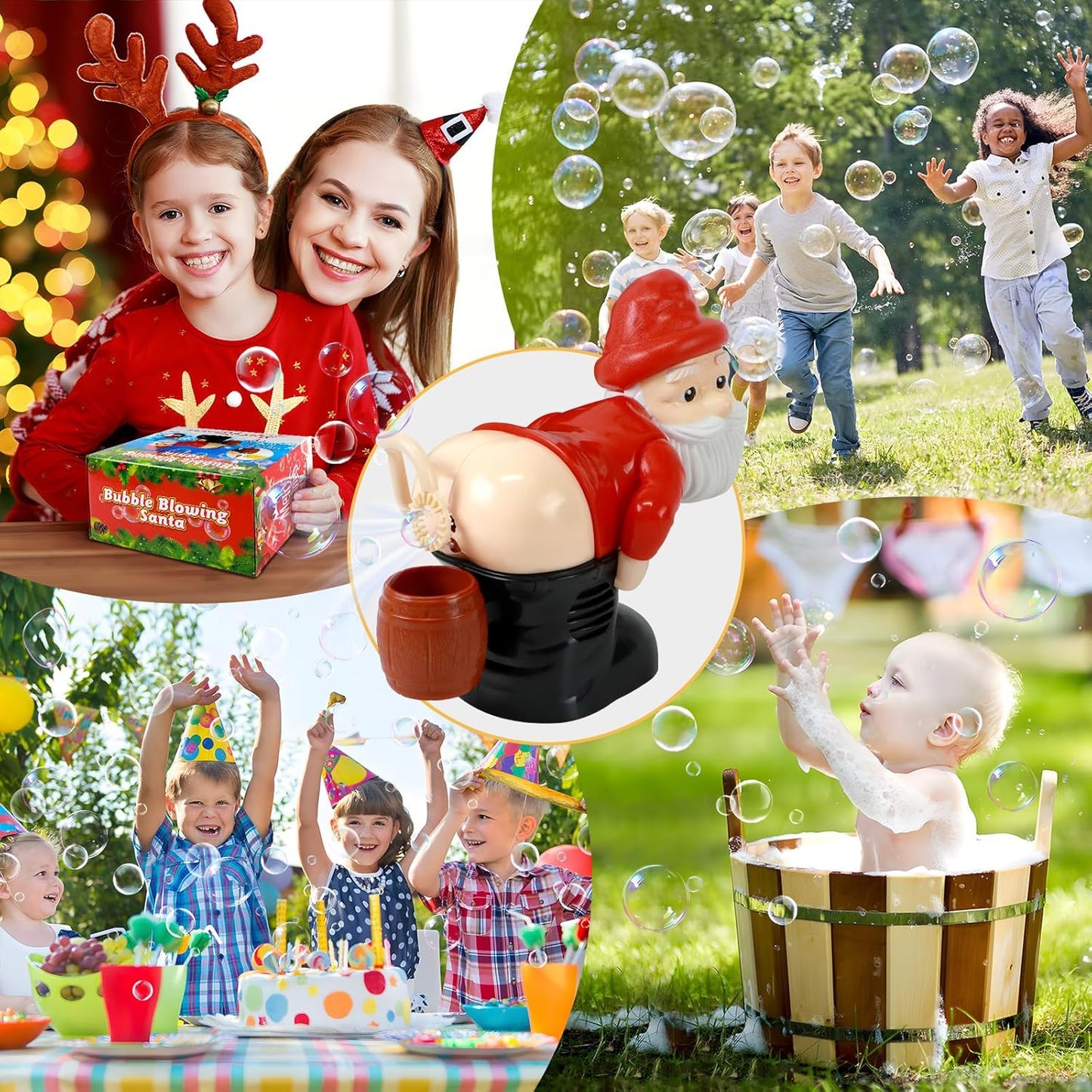 Santa Claus Bubble Machine